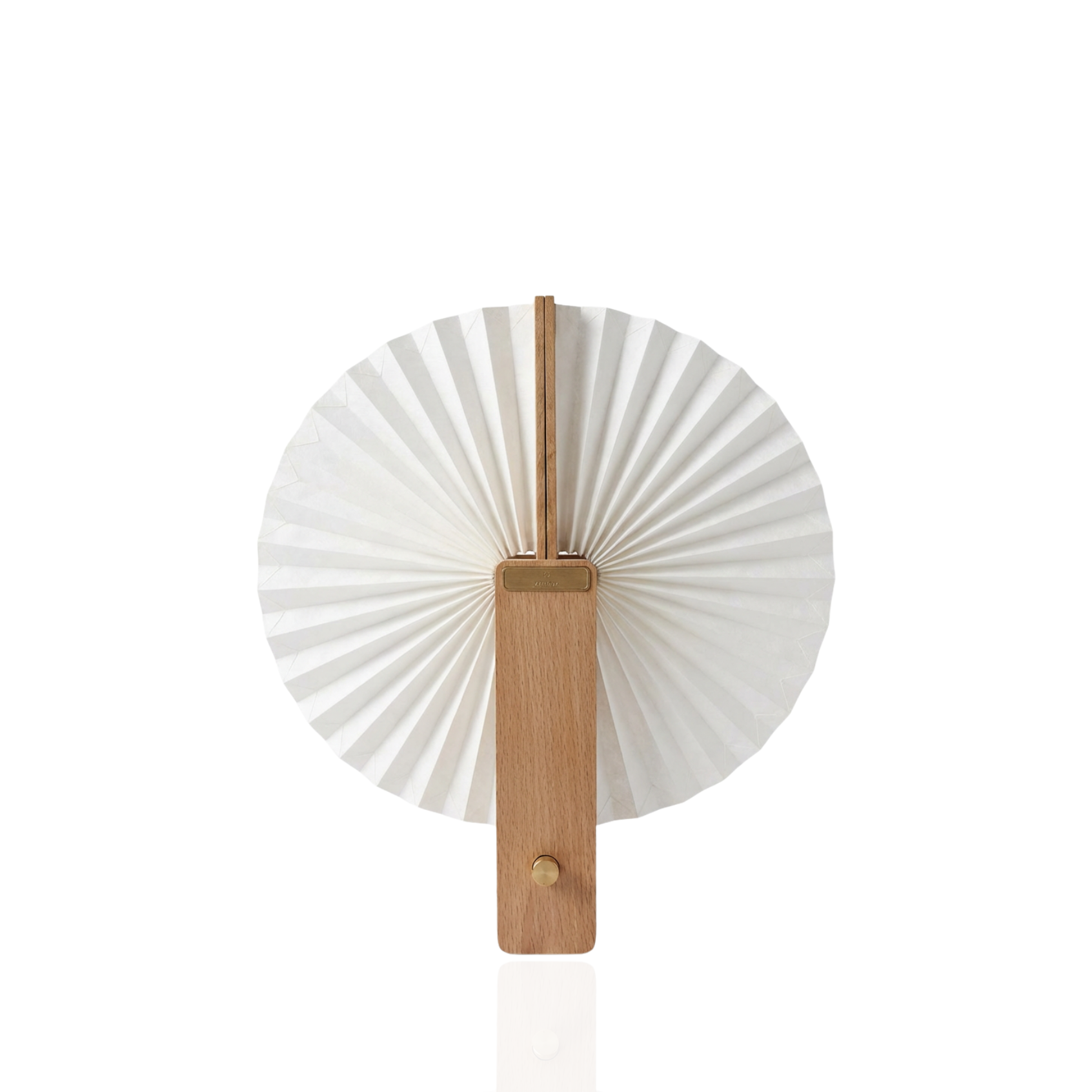 Flora Table Lamp with a warm LED glow and a unique 360° opening design, featuring a white matte shade.