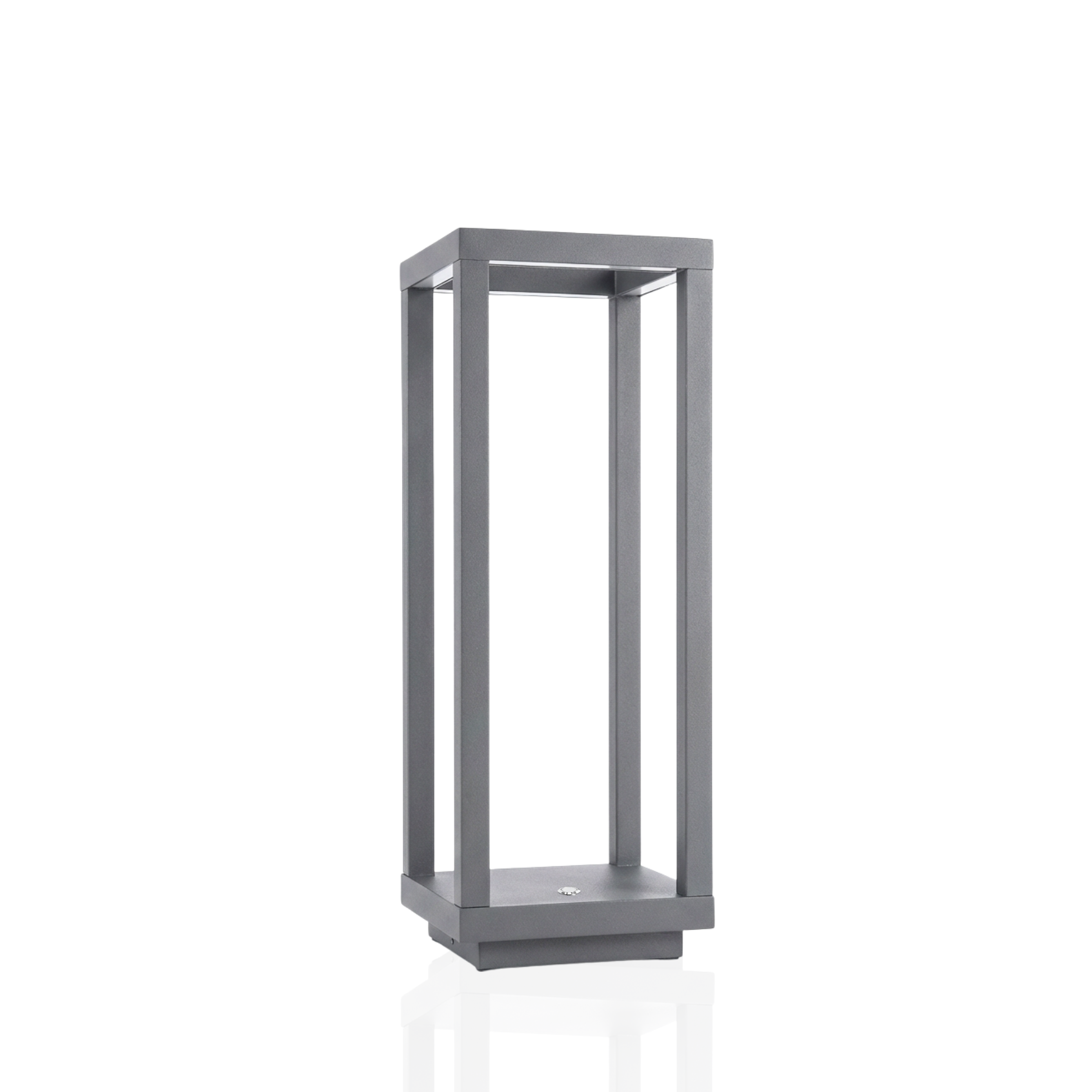 Lucerna Table Lamp in dark grey matte with adjustable brightness and sleek modern design.